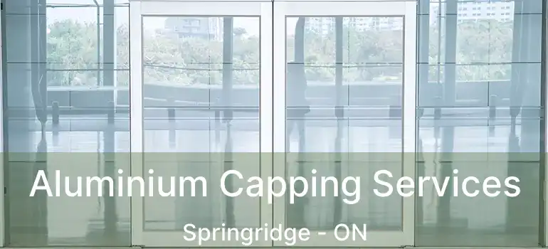  Aluminium Capping Services Springridge - ON