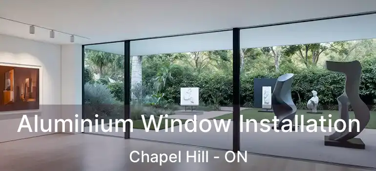  Aluminium Window Installation Chapel Hill - ON