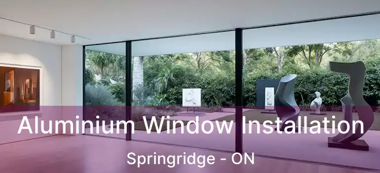  Aluminium Window Installation Springridge - ON
