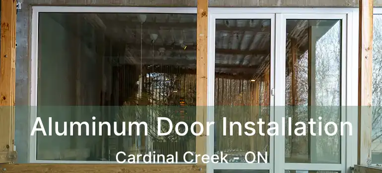 Aluminum Door Installation Cardinal Creek - ON