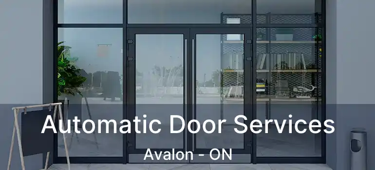  Automatic Door Services Avalon - ON