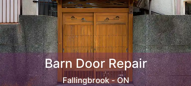  Barn Door Repair Fallingbrook - ON