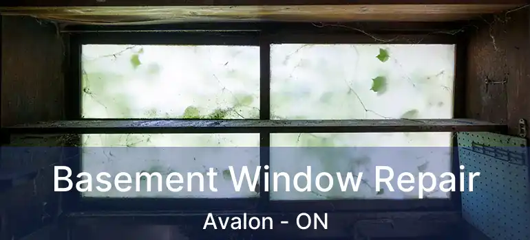  Basement Window Repair Avalon - ON