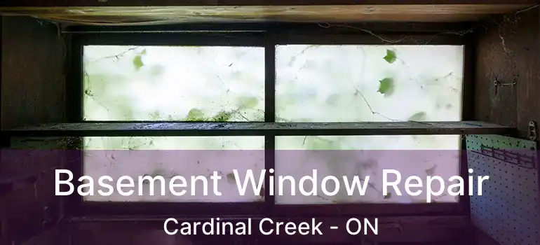  Basement Window Repair Cardinal Creek - ON