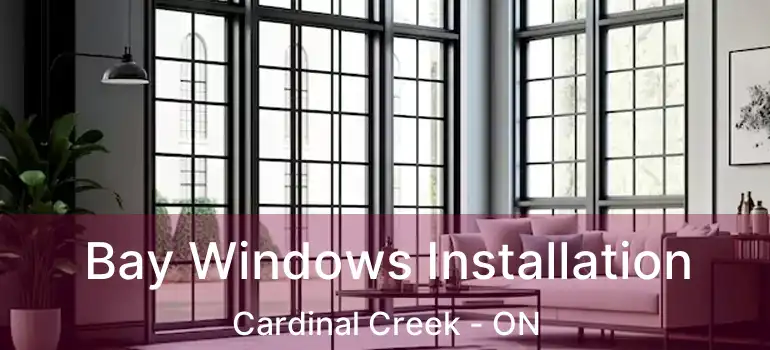  Bay Windows Installation Cardinal Creek - ON
