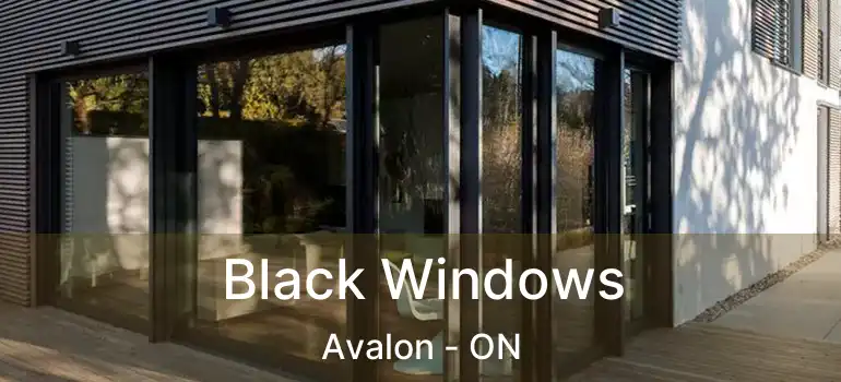  Black Windows Avalon - ON