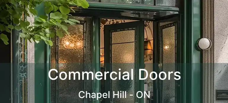  Commercial Doors Chapel Hill - ON