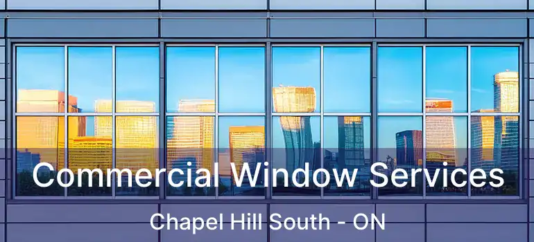  Commercial Window Services Chapel Hill South - ON
