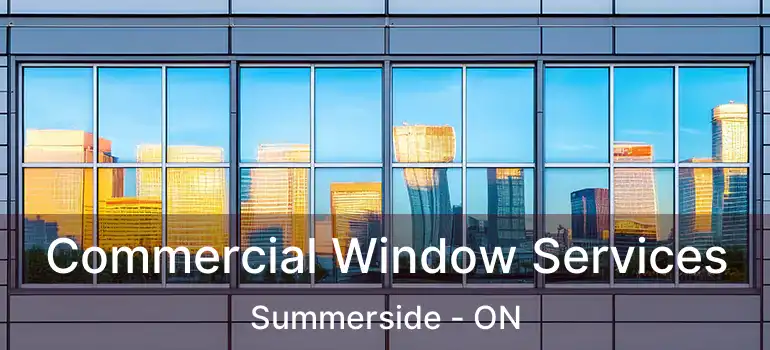  Commercial Window Services Summerside - ON