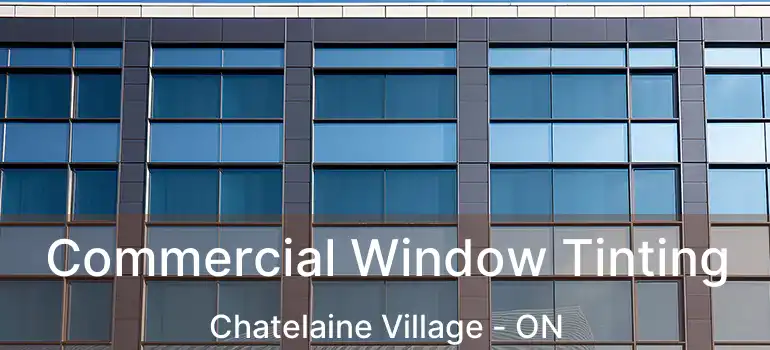  Commercial Window Tinting Chatelaine Village - ON