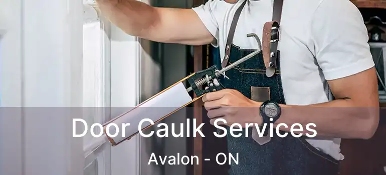  Door Caulk Services Avalon - ON