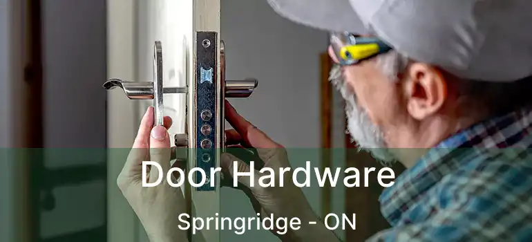  Door Hardware Springridge - ON