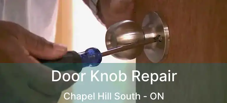  Door Knob Repair Chapel Hill South - ON