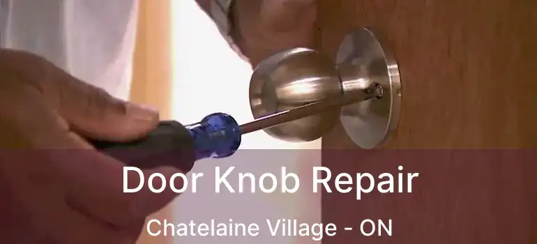  Door Knob Repair Chatelaine Village - ON