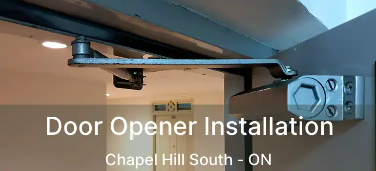  Door Opener Installation Chapel Hill South - ON