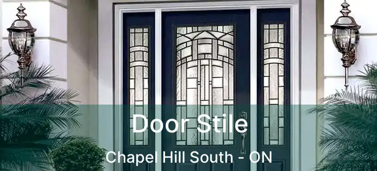  Door Stile Chapel Hill South - ON