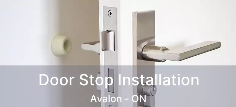  Door Stop Installation Avalon - ON