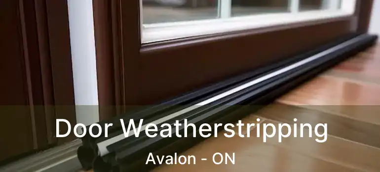  Door Weatherstripping Avalon - ON