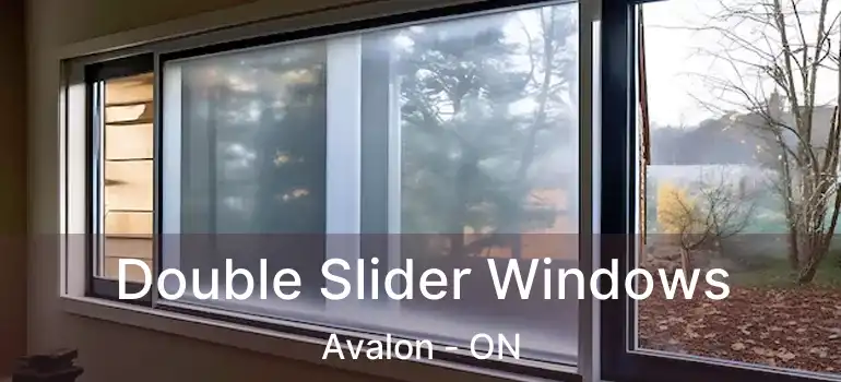  Double Slider Windows Avalon - ON