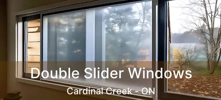  Double Slider Windows Cardinal Creek - ON