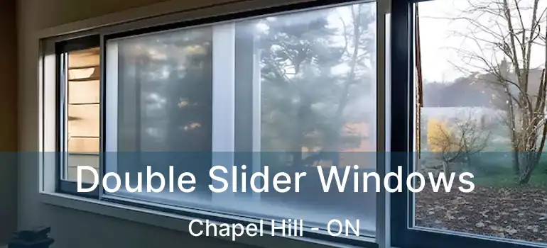  Double Slider Windows Chapel Hill - ON