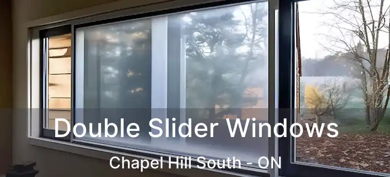  Double Slider Windows Chapel Hill South - ON
