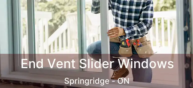  End Vent Slider Windows Springridge - ON