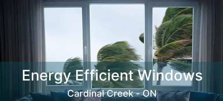  Energy Efficient Windows Cardinal Creek - ON