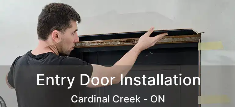  Entry Door Installation Cardinal Creek - ON