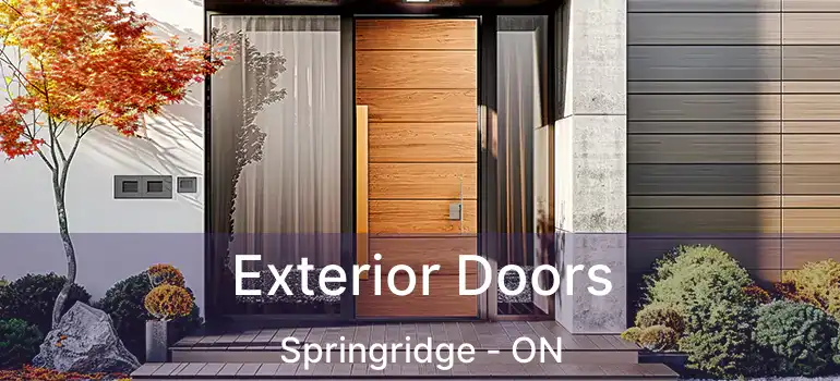  Exterior Doors Springridge - ON