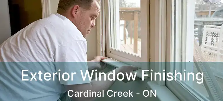  Exterior Window Finishing Cardinal Creek - ON