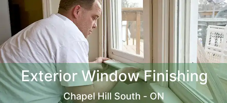  Exterior Window Finishing Chapel Hill South - ON