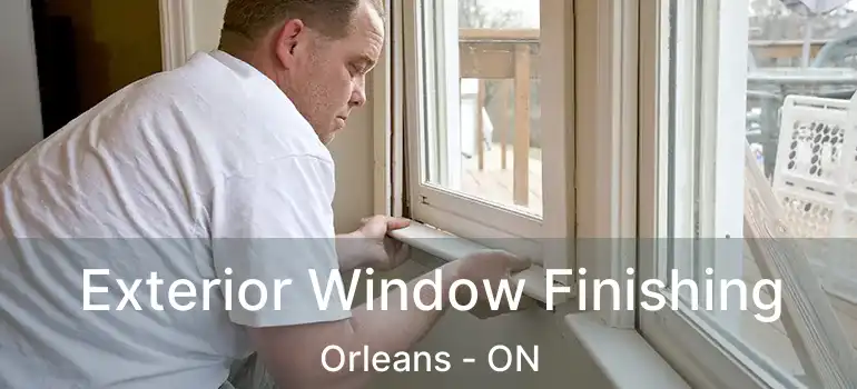  Exterior Window Finishing Orleans - ON