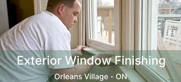  Exterior Window Finishing Orleans Village - ON