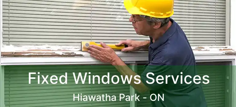  Fixed Windows Services Hiawatha Park - ON