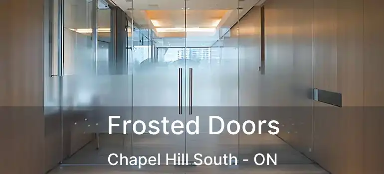  Frosted Doors Chapel Hill South - ON