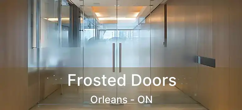  Frosted Doors Orleans - ON