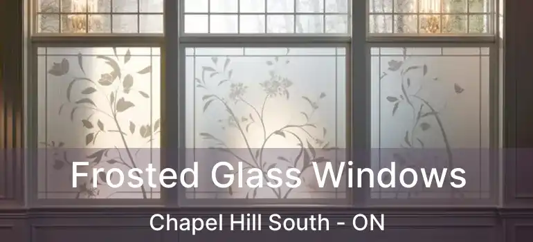  Frosted Glass Windows Chapel Hill South - ON