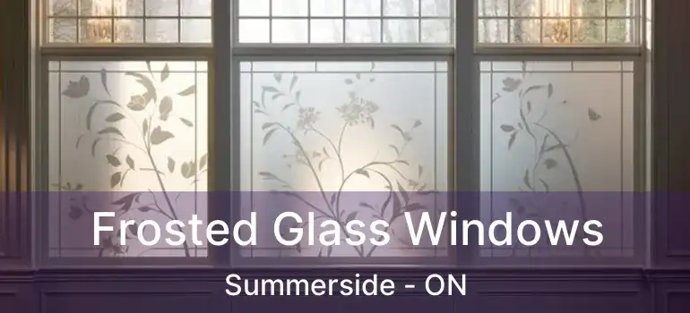  Frosted Glass Windows Summerside - ON