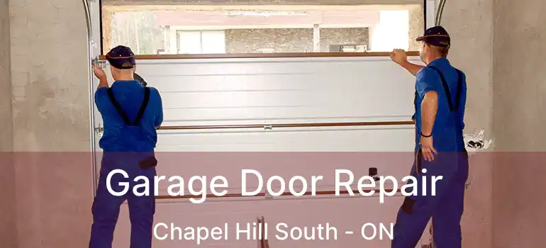  Garage Door Repair Chapel Hill South - ON