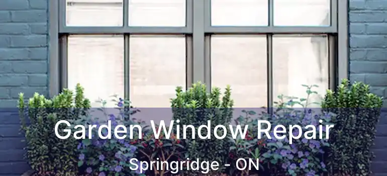  Garden Window Repair Springridge - ON