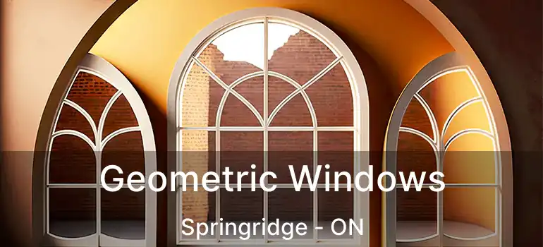  Geometric Windows Springridge - ON