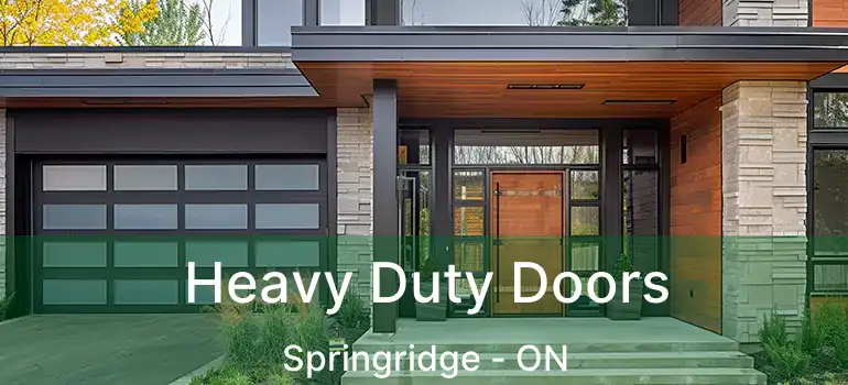  Heavy Duty Doors Springridge - ON