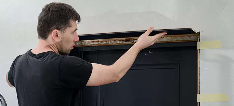 Wood Door Hole Repair in Orleans, ON