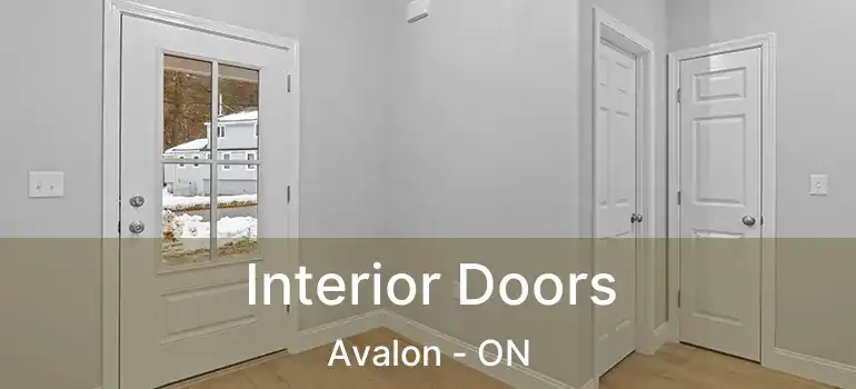  Interior Doors Avalon - ON