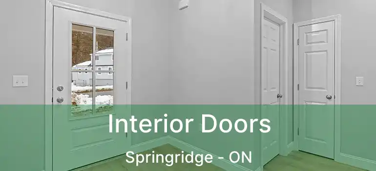  Interior Doors Springridge - ON