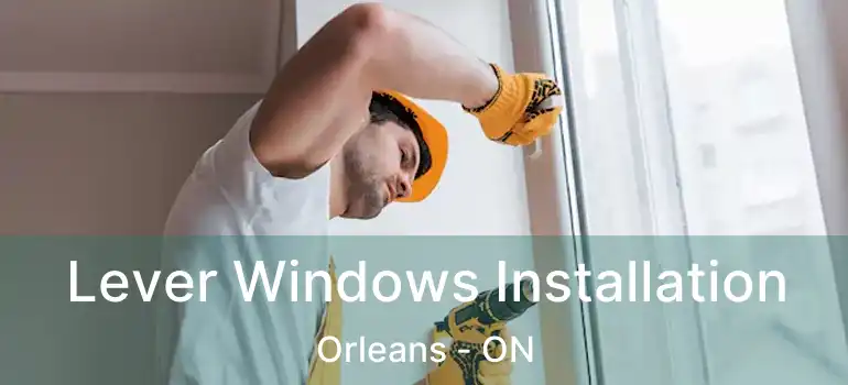  Lever Windows Installation Orleans - ON