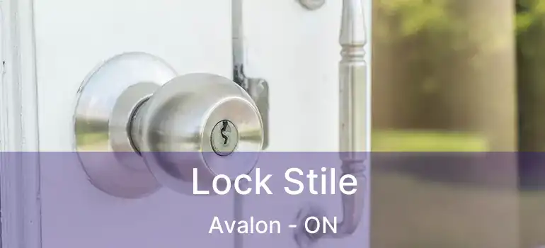  Lock Stile Avalon - ON