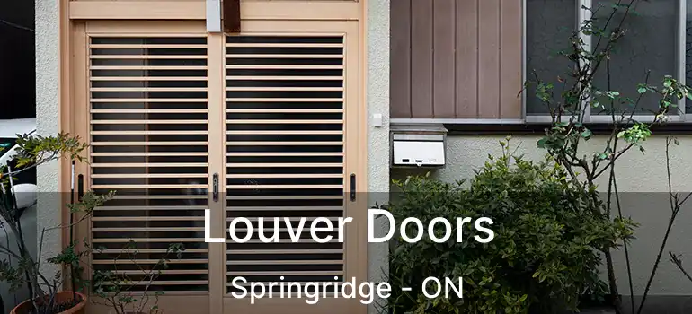  Louver Doors Springridge - ON