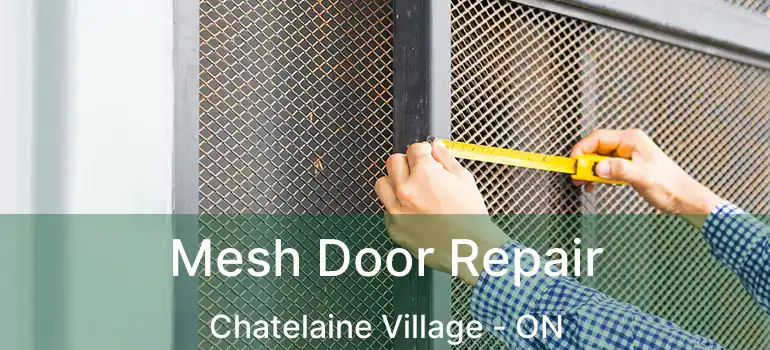 Mesh Door Repair Chatelaine Village - ON